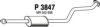 MITSUBISHI MR552606 Middle Silencer